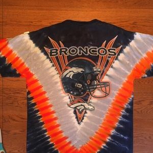 Vintage Denver Broncos Tie Dye shirt XL